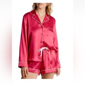 NWT In Bloom by Jonquil Satin Short PJ Set - XL